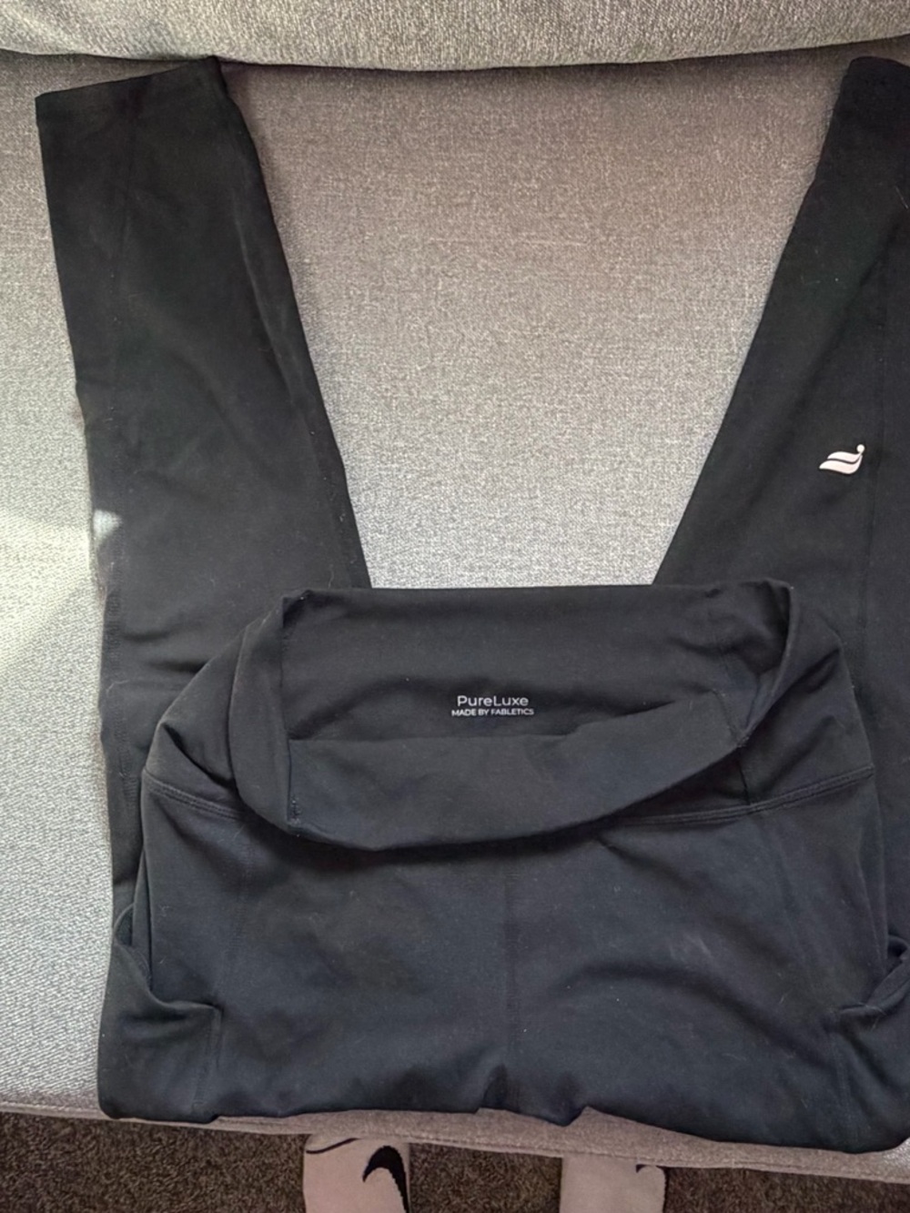 Fabletics PureLuxe Black High-Waist Leggings